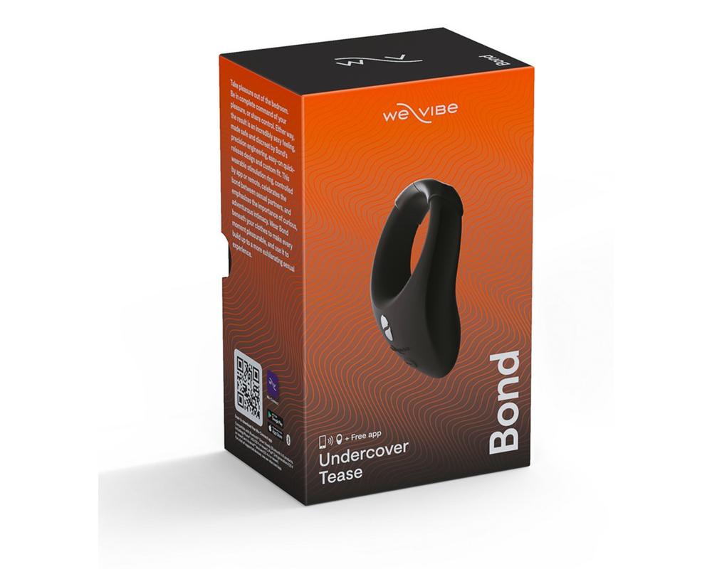 We-Vibe Bond - inteligentný, nabíjací vibračný krúžok na penis (čierny)