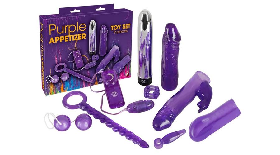 Obrázok You2Toys Purple Appetizer - erotická súprava pomôcok (9 dielna)