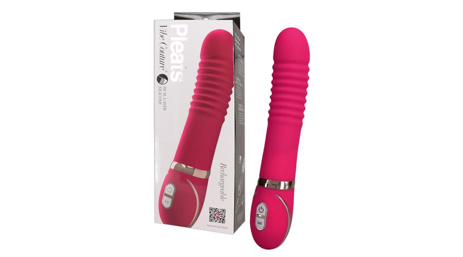 Obrázok Vibe Couture Pleats - Bordás vibrator (pink)