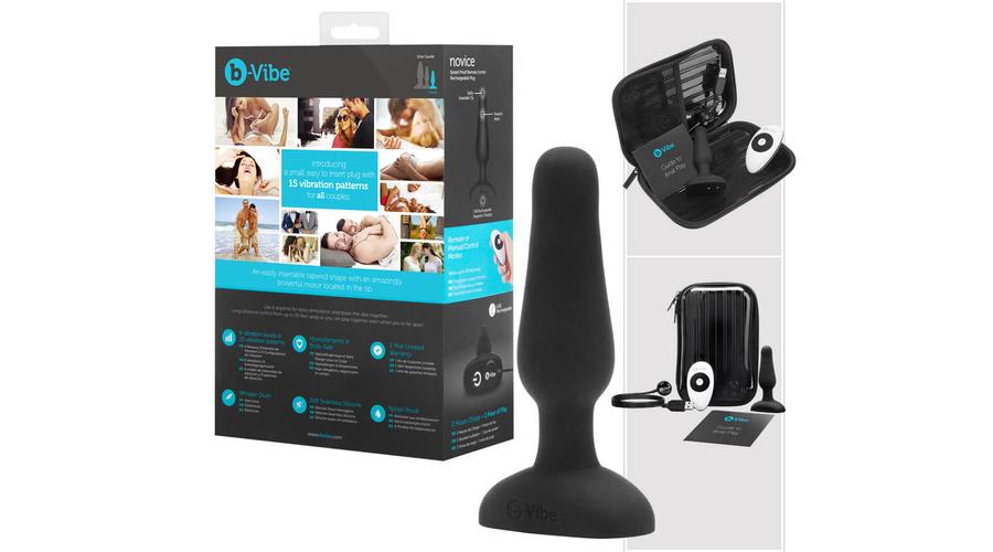 Obrázok Vibro-Butt Plug - black