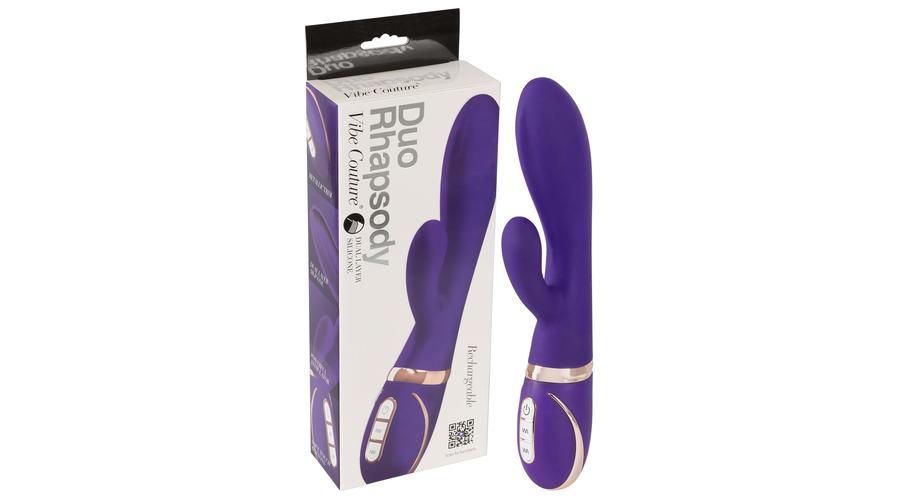 Obrázok Vibe Couture Duo Rhapsody - Cordless Waterproof Vibrator (Purple)