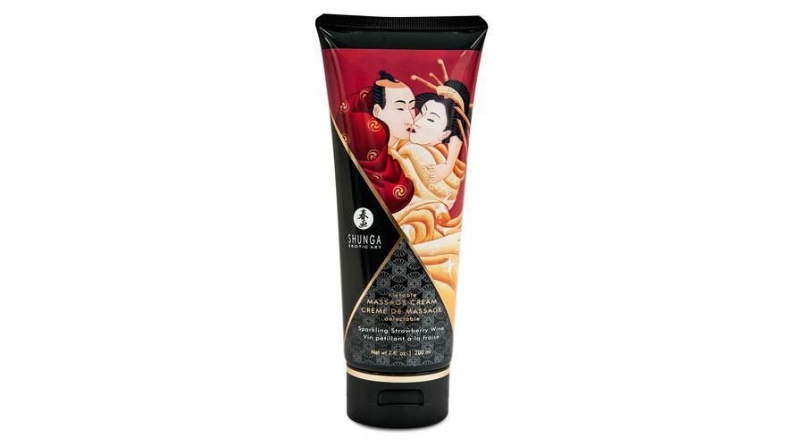 Obrázok Shunga - Massage Cream Strawberry 200 ml