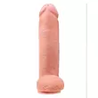 Obraz 2/5 - King Cock 12 veľké dildo so semenníkmi (30 cm) - telová farba