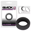 Obraz 1/6 - You2Toys Black Velvet Cock Ring - krúžok na penis (2,6cm) čierny