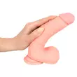 Obraz 2/9 - Medical Silicone Dildo - rovné dildo z lekárskeho silikónu (20 cm) - telová farba