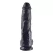 Obraz 2/5 - King Cock 10 dildo so semenníkmi (25cm) - čierne