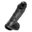 Obraz 3/5 - King Cock 10 dildo so semenníkmi (25cm) - čierne