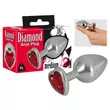 Obraz 1/4 - You2Toys - Diamond 85g Aluminum Dumbbell - dildo (červeno-strieborné)