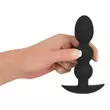 Obraz 3/7 - Black Velvet Heavy - análne dildo s guličkami a hmotnosťou 145g (čierne)