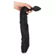 Obraz 5/8 - Bad Kitty pet play - sada mačacie ušká + análne dildo s mačacím chvostom - čierne (2 dielna sada)