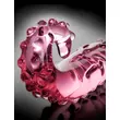 Obraz 5/6 - Icicles No. 24 - sklenené dildo s rebrovaným jazykom (ružové)
