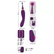 Obraz 14/15 - Javida - bezdrôtový stimulátor klitorisu a vibrátor 2v1 (fialový)