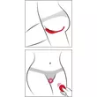 Obraz 13/14 - SMILE Slim Panty - dobíjací rádiový vibrátor na klitoris (červený)