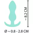 Obraz 8/8 - Cuties Mini Butt Plug - silikonové análne dildo - mäta (2,3cm)