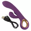 Obraz 7/8 - You2Toys Rabbit Petit - nabíjací vibrátor s ramienkom na klitoris (fialový)