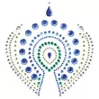 Obraz 2/5 - Súprava intímnych šperkov s trblietavými diamantmi - 3 kusy (zeleno-modrá)
