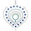 Obraz 3/5 - Súprava intímnych šperkov s trblietavými diamantmi - 3 kusy (zeleno-modrá)