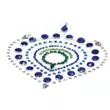 Obraz 4/5 - Súprava intímnych šperkov s trblietavými diamantmi - 3 kusy (zeleno-modrá)