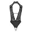 Obraz 9/11 - Abierta Fina - lace open body with rhinestones (black)