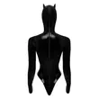 Obraz 5/8 - Black Velvet - Body Batwoman s dlhými rukávmi (čierne)