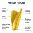 Obraz 8/8 - Satisfyer High Fly - nabíjací, vodotesný vibrátor na klitoris (žltý)