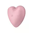Obraz 4/8 - Satisfyer Cutie Heart - nabíjací stimulátor klitorisu so vzduchovou vlnou (ružový)