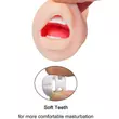 Obraz 5/7 - Tracys Dog Cup - realistický masturbátor umelé ústa so zubami (telová farba)
