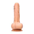 Obraz 4/9 - RealRock Dong 10 - realistické dildo s penisom (25 cm) - prírodné