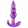 Obraz 2/6 - B Yours - sférické análne dildo (fialové)