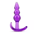 Obraz 1/6 - B Yours - sférické análne dildo (fialové)