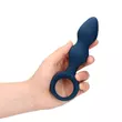 Obraz 6/8 - Loveline - Análne dildo s uchopovacím krúžkom - veľké (modré)