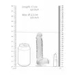 Obraz 3/7 - REALROCK - priesvitné realistické dildo - vodočisté (15cm)
