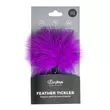 Obraz 2/3 - Easytoys Small Tickler Fetish Collection - hladkadlo z pravého peria (fialové)