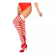 Obraz 1/2 - Obsessive Kissmass - striped thigh fix (red and white)