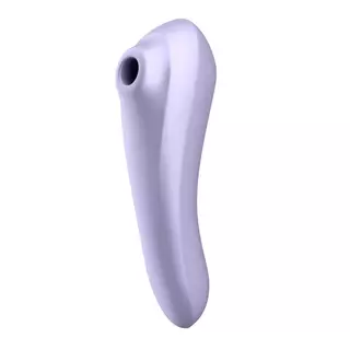 Satisfyer Dual Pleasure - nabíjací, vodotesný smart vibrátor na klitoris a vagínu (fialový)