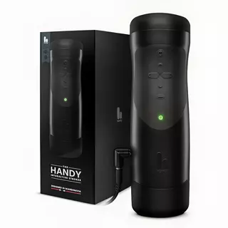 The Handy 1.1 - sieťový smart VR masturbátor (čierny)