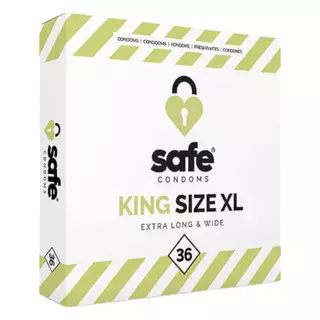 SAFE King Size XL - extra veľký kondóm (36ks)