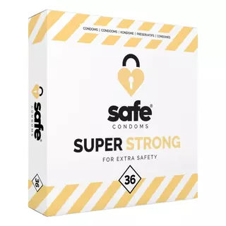 SAFE Super Strong - extra silný kondóm (36ks)