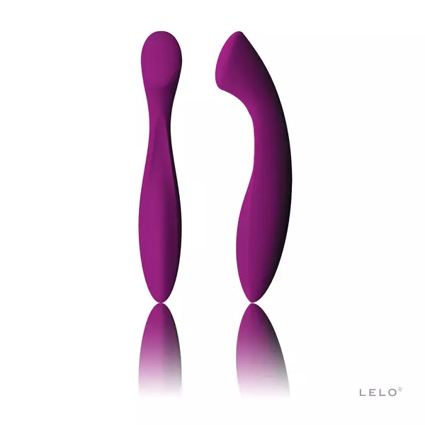 LELO Ella - dildo s dvojitým končekom (fialové)