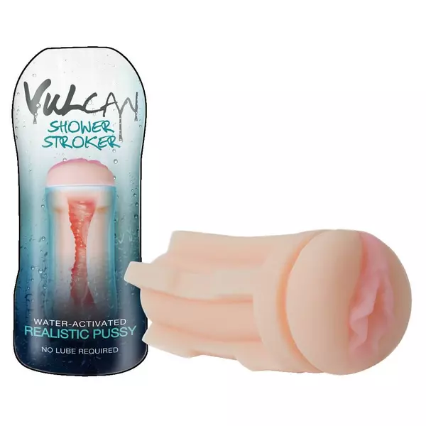 Vulcan Shower Stroker - realistická vagina (prírodná)