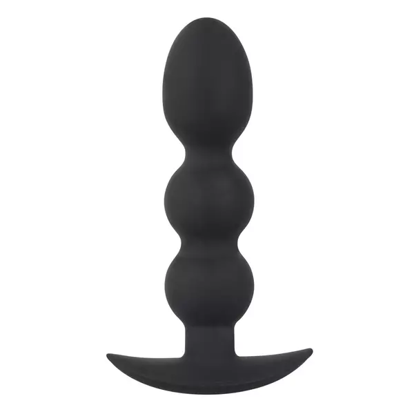 Black Velvet Heavy - análne dildo s guličkami a hmotnosťou 145g (čierne)