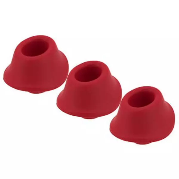 Womanizer Premium M - sada náhradných zvončekov - červená (3ks)