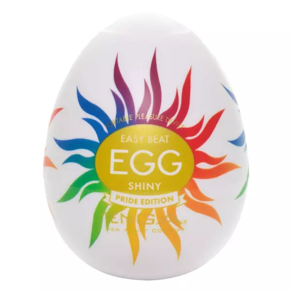 TENGA Egg Shiny Pride - masturbačné vajíčko (1ks)