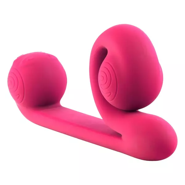 Snail Vibe Duo - dobíjací stimulačný vibrátor 3v1 (ružový)