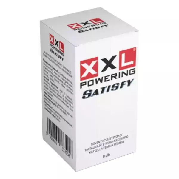 XXL powering Satisfy - silný výživový doplnok pre mužov (8ks)
