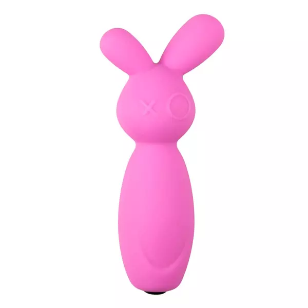 Easytoys Mini Bunny - silikónový vibrátor na klitoris (ružový)