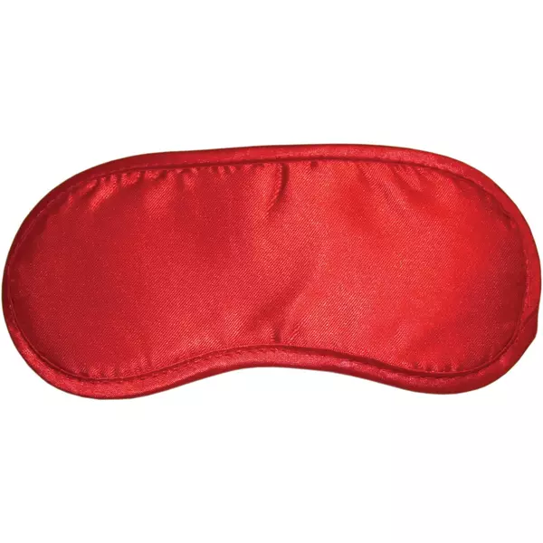 S&M Satin Red Blindfold - saténová maska na oči (červená)