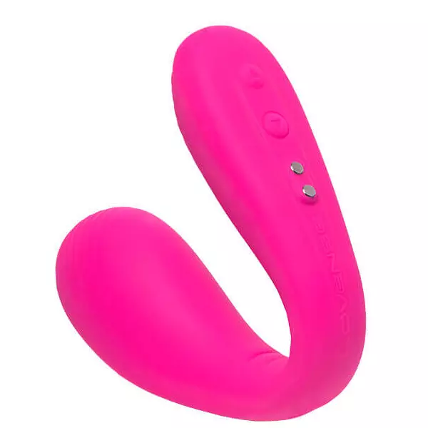 LOVENSE Dolce - inteligentný, nabíjací párový vibrátor (ružový)